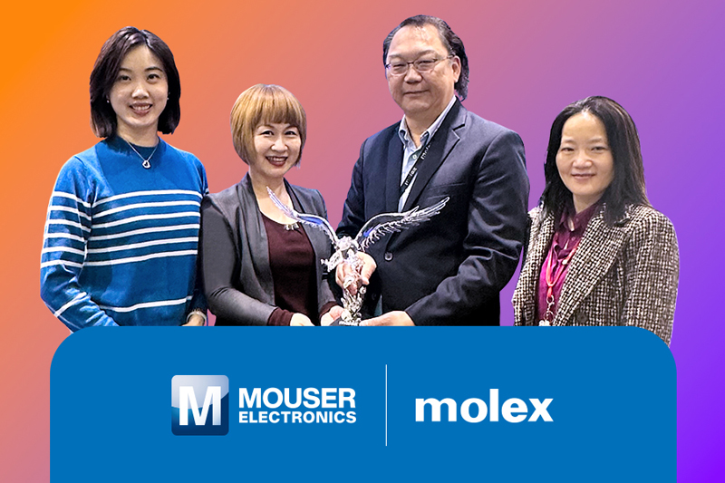 七連冠！貿(mào)澤電子蟬聯(lián)Molex亞太區(qū)年度電子目錄代理商大獎