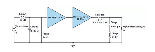 能否讓低壓放大器自舉來獲得高壓緩沖器？